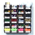 thumbnail image 2 of Triton Products LocBin 3-210BRWS Wall Storage Unit with Interlocking Poly Bins Wall Mount Rails 8-3/4-Inch L and Hardware, 24-Count, Brown, 26-Piece, 2 of 4