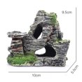 thumbnail image 3 of Visland Artificial Mountain Ornament, Simulation Realistic Harmless Artificial Resin Fake Rockery Landscaping Fish Hideout Fish Tank Aquarium Accessory Decoration, 3 of 7