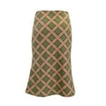 thumbnail image 5 of OUSITAID Robe Longue Décontractée pour Femmes Motif à Carreaux Vert Foncé, 5 of 5