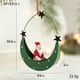 thumbnail image 3 of Adornos colgantes navideños, decoraciones navideñas, regalos navideños, colgante navideño de hierro forjado de extraterrestre, muñeco de nieve, reno, Papá Noel, adorno para árbol de Navidad, decoració, 3 of 7