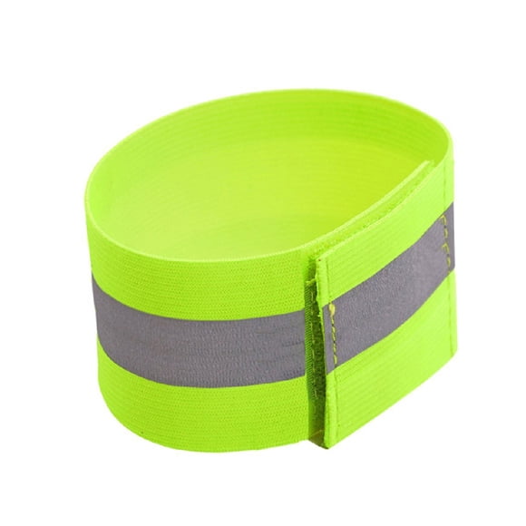 (Prix/2 Pcs)GOGO Brassards Réfléchissants / Bandes de Cheville pour Course, Équipement de Vélo-Vert Néon-Taille1