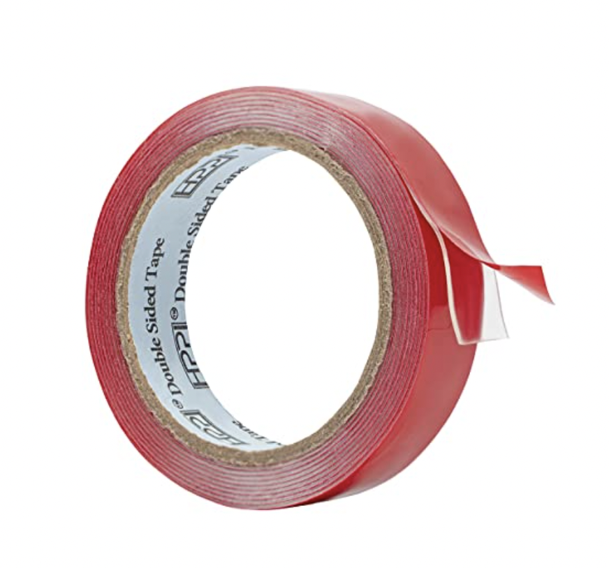 Double Sided Tape Clear, Heavy Duty Tape, Strong and Permanent for Outdoor and Indoor, HPP (1in x 9ft)