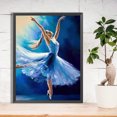 thumbnail image 1 of Cuadros Decorativos Diamante pintura 5D DIY taladro redondo completo Ballet chica Kit decoración del hogar arte DQrwqpou embutido en tela, 1 of 7