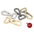 thumbnail image 4 of CRAFTMEMORE 2 ganchos de presión para puerta de empuje de 3/4 pulgadas, cierre de pinza de langosta giratorio de metal, accesorios para monedero SC21 (dorado), 4 of 5