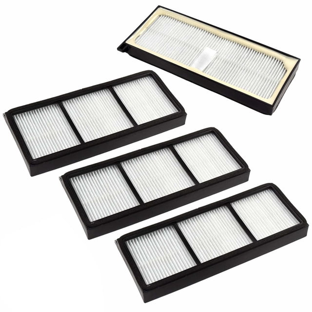 HQRP 4-pack Pre-motor Filter for Shark ION Robot RVFFK700, RV700, RV720, RV750, RV750C, RV755 Vacuum Cleaner