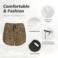 thumbnail image 6 of Fotbe Leopard2 Womens High Waist Running Shorts Athletic Workout Quick Dry Shorts for Women with Pockets Gym Yoga Summer Shorts-, 6 of 9