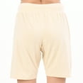 thumbnail image 6 of Ladies Drawstring 95% Cotton Lycra Euro Design Casual Sports Bermuda Shorts, 6 of 7