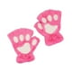 thumbnail image 1 of Guantes bonitos de pata de gato de piel sintética - media mano, cálidos para invierno, para mujeres/niñas, para enviar mensajes/escribir/uso diario, 1 of 5