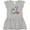 AC-Heather Grey, variant on Inktastic Halloween Dinosaur Mummy Girls Toddler Dress