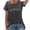 Dark Gray, variant on HCYSFG Women's Meow Cat Graphic Top Crewneck Short Sleeve Casual Fashion T Shirts Summer Daily Wear Trendy Activewear Everyday Tee