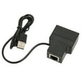 RJ45 Splitter Adapter 1 to 2 100Mbps Plug and Play Splitter