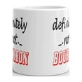 thumbnail image 3 of Definitely Not Bourbon Funny Coffee Tea Ceramic Mug Office Work Cup Gift 15oz, 3 of 3