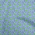 thumbnail image 1 of oneOone Cotton Silk Light Blue Fabric Asian Suzani Craft Projects Decor Fabric Printed By The Yard 42 Inch Wide, 1 of 5