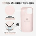 thumbnail image 5 of Designed for iPhone 15 Pro Max Case, Upgraded Silicone [Military Shockproof Protection] for iPhone 15 ProMax Case with Soft Anti-Scratch Microfiber Lining, 6.7 inch, Chalk Pink, 5 of 13