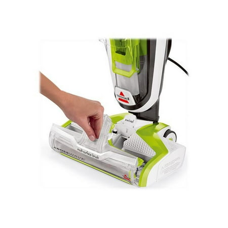 BISSELL CrossWave All-in-One Multi-Surface Wet Dry Upright Vacuum - Molded White, Titanium and Cha Cha Lime Green