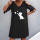 thumbnail image 2 of Vestidos de manga corta con hombros descubiertos y encaje con cuello en V estampado sexy de verano para mujer Fridja bnh5668, 2 of 8