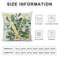 thumbnail image 6 of COMIO Throw Pillow Case Monogram Pillow Covers Plant Alphabet Initial Letter Throw Pillow Covers Cushion Case Spring Home Decorative for Bed Sofa Home Decor Clearance&nbsp;2pc, 6 of 6