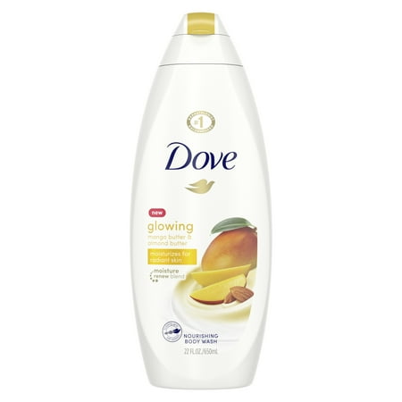 Dove Glowing Body Wash Mango Butter and Almond Butter 22 oz