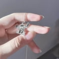 thumbnail image 5 of Disney-collar de dibujos animados de Lilo & Stitch para mujer, cadena de clavícula, figuras de Anime de punto de plata, joyería de moda, regalos de cumpleaños para niñas, 5 of 5