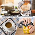 thumbnail image 5 of Pioneer Flower Floral Print Pattern 1-Pack Oven Mitts Set, Heat Resistant Kitchen Gloves, 7.7" X 12", 5 of 6