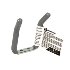 

20PC Crawford Crawford - SS21-20 - Vinyl Coated Gray Steel Small Storage Hook 5 lb. capacity - 1/Pack
