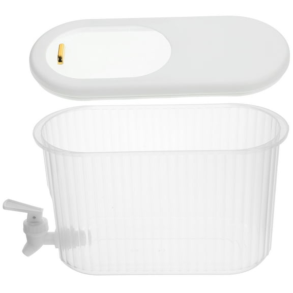 MOKKHNB Refrigerator Water Dispenser Beverage Dispenser in White Color with 3.5L Capacity and Insulation Feature 1Pack