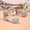 Silver, variant on Ovbmpzd Sandals for Girls Size 10 Open Toe Sequin Gold Chunky Heels Summer Sandals Wedding Dress Princess Party Ankle Strap Shoes for Little Big Kid
