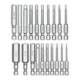 thumbnail image 1 of Juego Brocas Llave Hexagonal Cabeza Hexagonal 20 Piezas Juego Brocas Destornillador MagnéTico VáStago de LiberacióN RáPida de 2,3 Pulgadas de Largo y de 1/4 Pulgadas de DiáMetro, 1 of 5