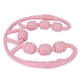 thumbnail image 2 of Rodillo de masaje para piernas con 7 ruedas, masajeador integral para aliviar el dolor muscular, rodillos para pantorrillas y muslos, color rosa, 2 of 14