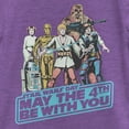 thumbnail image 2 of Girl's Star Wars May the Fourth Classic Poster  Graphic Tee Purple Berry X Small, 2 of 4