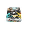 thumbnail image 2 of RYLABLUE Musical Instruments And World Landmarks Couch Sofa or Bed Fleece Blanket Throw 58x80 inches, 2 of 3