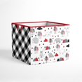 thumbnail image 2 of Bacati - Lumberjack Nursery Kids Storage Items, Red/Black/Grey, 2 of 29