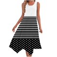 thumbnail image 1 of Ladies Summer Tops Impreso sin Mangas Cuello Redondo Vestido Casual para el Uso Diario Y Casual, 1 of 5
