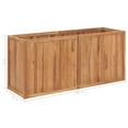 thumbnail image 2 of vidaXL Garden Raised Bed 59.1"x19.7"x27.6" Solid Wood Teak, 2 of 5