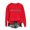 Red # Womens Sweatshirts, variant on Goodtrade8 Women's Sweatshirt Winter Print Sports Pullover Sweatshirt Casual Long Sleeve Fashion Outwear Crewneck Tops for Women