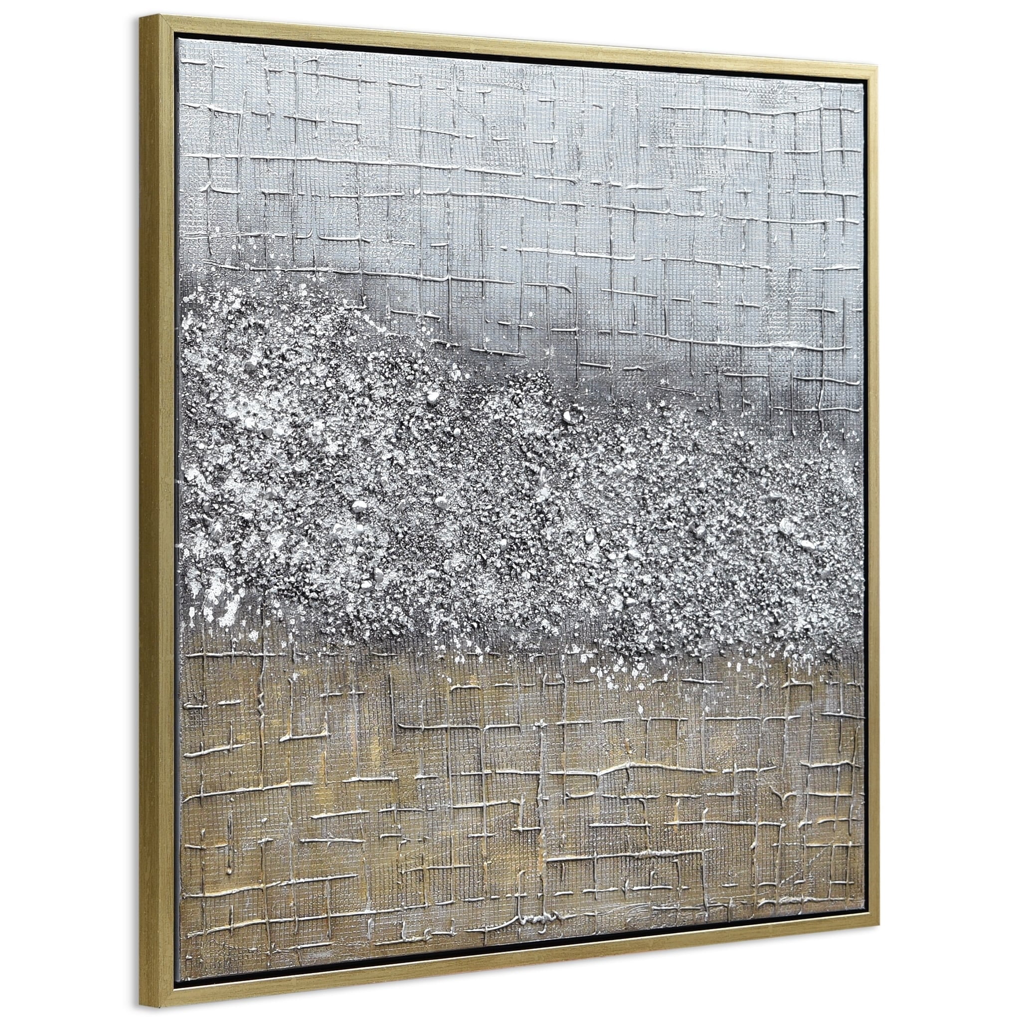 Empire Art Direct Matter Textured Metallic Hand Painted Wall Art, 36" x 36" x 1.5", Ready to Hang