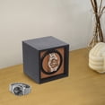 thumbnail image 2 of 1 PCS  13*13*13.5cm/5.1*5.1*5.3in Watch Winder, Automatic Single Watch Winder, Automatic Watch Winder Storage Box, 2 of 12