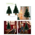 thumbnail image 5 of 16 Inch Tabletop Christmas Tree - Mini Artificial Holiday Decor for Home, Office & Parties with Adjustable Branches, 5 of 6