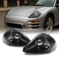 thumbnail image 6 of AKKON - For Mitsubishi Eclipse JDM Black Replacement Headlights Driver/Passenger Head Lamps Pair, 6 of 6