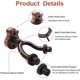 thumbnail image 2 of 2 Pack Guitar Wall Mount Hooks, Acoustic Guitar Stand Wall Mount Guitar Hooks Wall Mount Bracket, Universal Hook, 2 of 5
