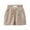 Khaki, variant on Bxsruta Toddler Girl Shorts, Children's Summer Cotton Casual Sports Shorts with Pocket Shorts, Black 3-4Years
