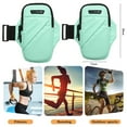 thumbnail image 4 of enjoywould Sports Arm Bag Wear-resistant High Capacity Non-slip Smooth Zipper Holder Splash-proof Armband Cell Phone Holder Gym Accessory, 4 of 9