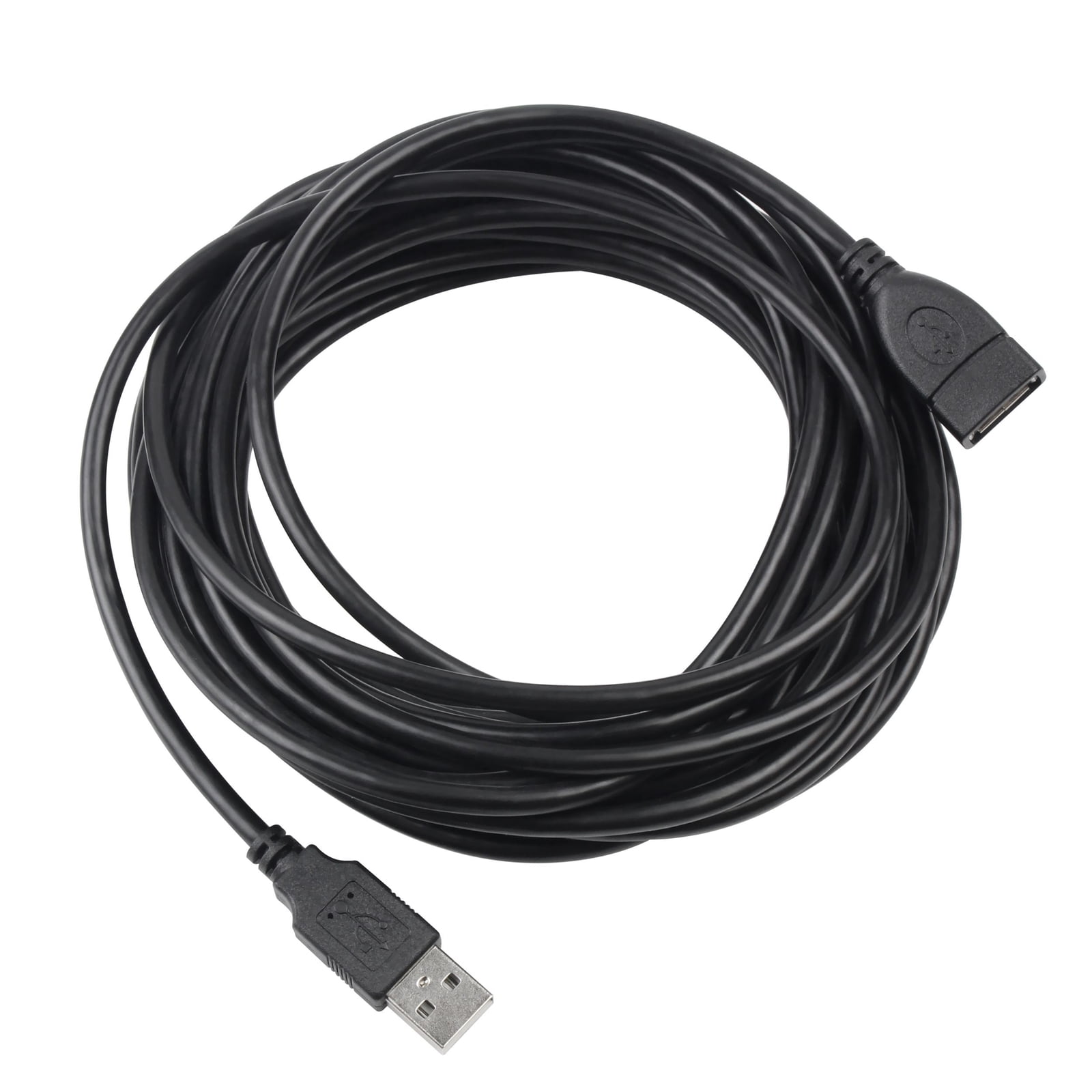 Insten 25' ft USB 2.0 Type A to A Extension Cable Male to Female - Black