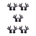 thumbnail image 1 of mmirethe 2pcs Easy To Install Antlers Sticker To Decorate Christmas Car Cute Waterproof black small 5Set, 1 of 6