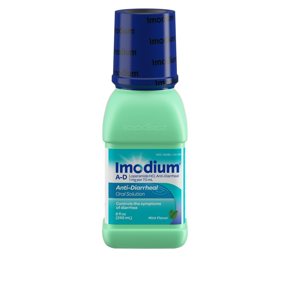 Imodium A-D Liquid Anti-Diarrheal Medicine, Mint Flavor, 8 fl. oz ...