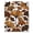 Brown, Pattern 17, variant on ODIKA 4'x6' Machine Washable Non-Slip Area Rug, Modern White High Traffic Rug, Brown, 950646