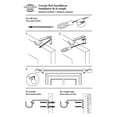 thumbnail image 4 of EXCLUSIVE HOME Topper 1" Curtain Rod and Coordinating Finial Set, Distressed White, Adjustable 66"-120", 4 of 5