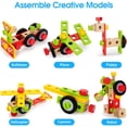 thumbnail image 4 of Juego de herramientas LACCHOUFEE Kids con taladro, 44 piezas, madera de 3 a 5 años, 4 of 7