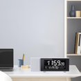 thumbnail image 4 of Moderno reloj despertador para habitaciones, número de LCD simple Número de digital, Dimmer, Reloj de noche USB para Baoblaze Radio reloj despertador, 4 of 8