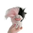 thumbnail image 1 of Messy Hair Explosion Toothless Cotton Doll Toy pink+black, 1 of 5